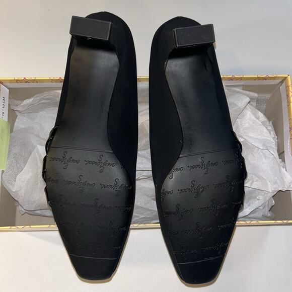 NIB Easy Street Entice Dress Shoe Square Toe Pump Black Size 5.5 - Picture 6 of 9